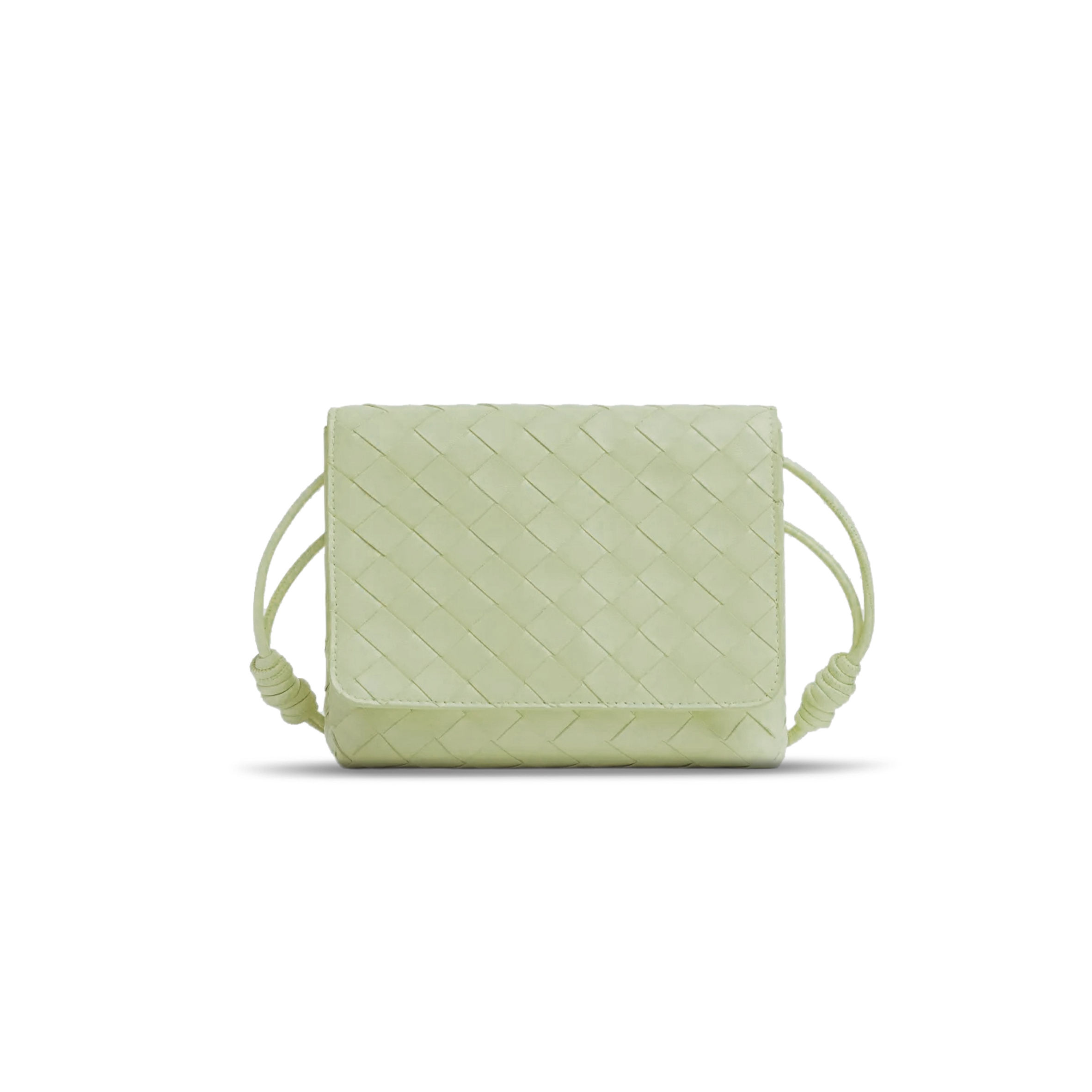 BOTTEGA VENETA MINI INTRECCIATO CROSSBODY BAG 741897VCPP32113 (19*15*5.5cm)